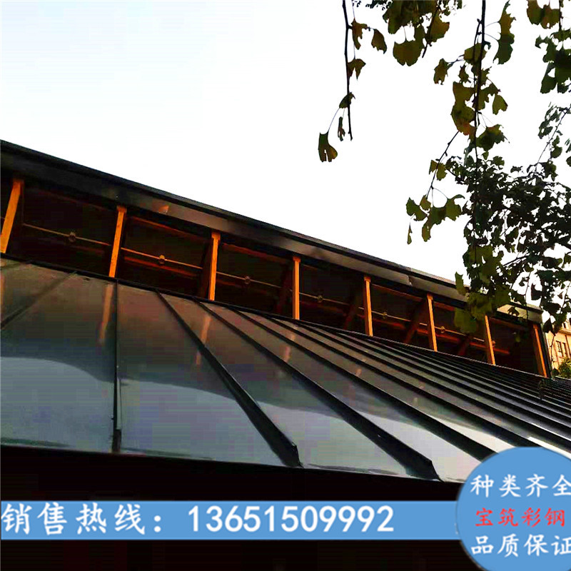 鋁（lǚ）鎂錳板 65-430氟碳塗層直立鎖邊彩鋁板 3003/3004鋁瓦楞板（bǎn）